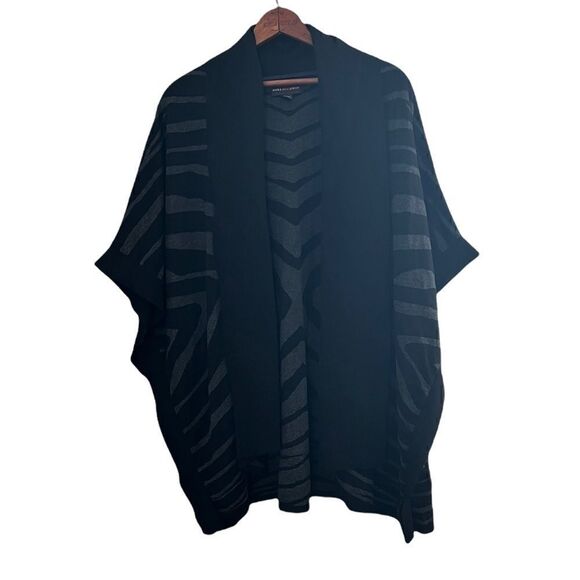 Dana Buchman 100% Cotton Batwing Sleeve Open Front Sweater - Picture 1 of 6